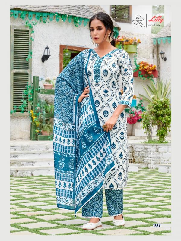 Lilly Basant Nx Designer Cotton Readymade Salwar